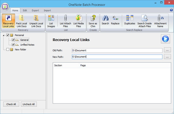 OneNote Batch 批量處理器
