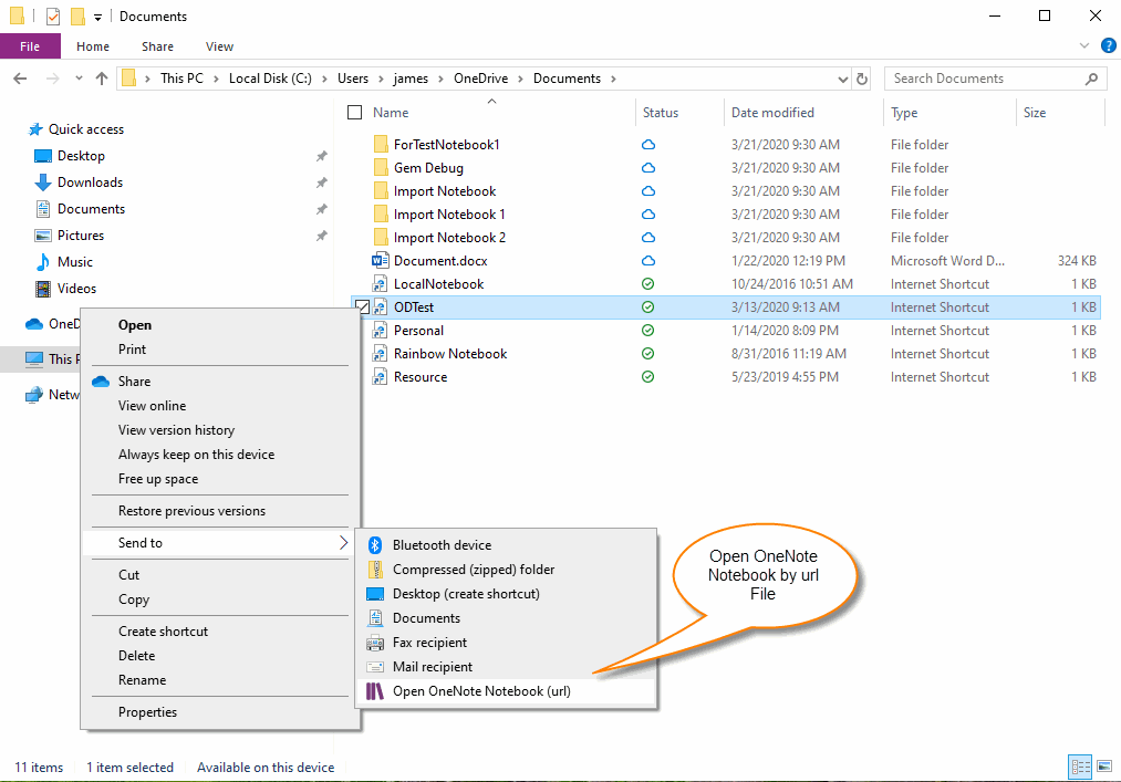 Open OneNote Notebook (url) 打開 OneNote 筆記本 (url)