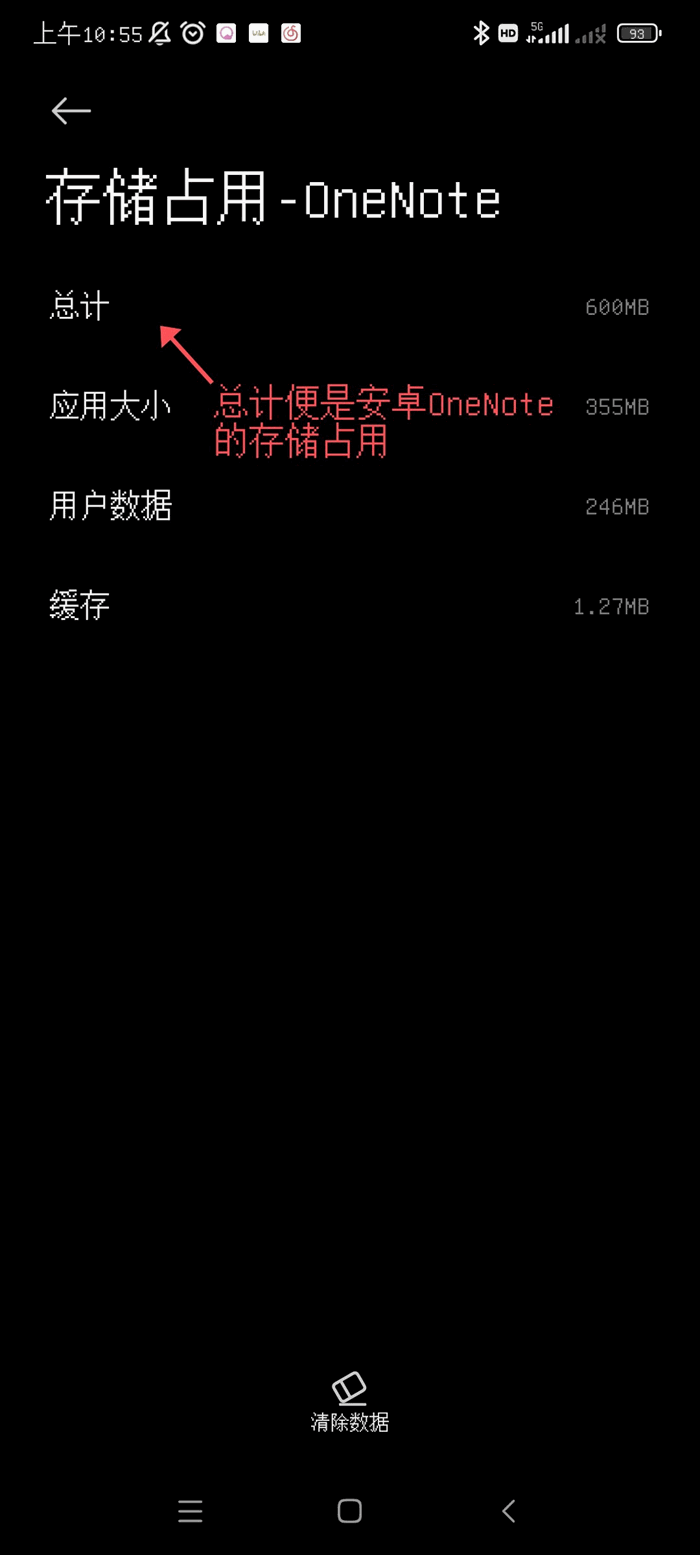 存儲占用