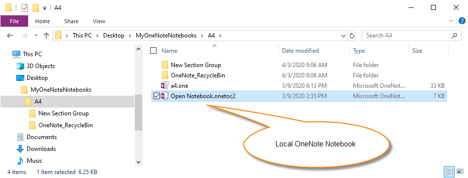 什麼是OneNote 的本地筆記本(文件夾)