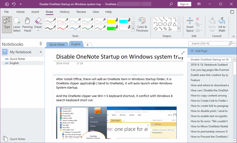 有個 OneNote 筆記本裏的筆記,要統壹導出到壹個 .csv 文件裏。