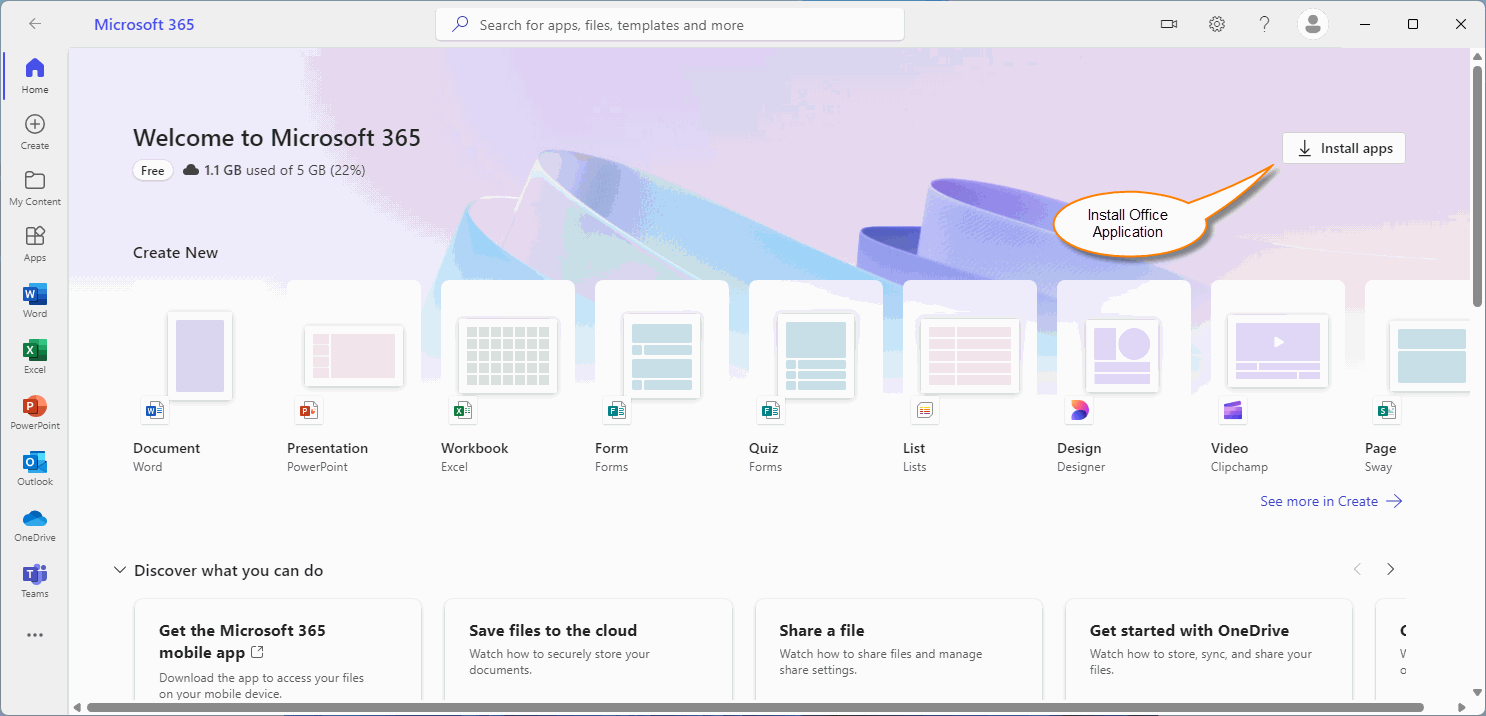 安裝 Office 365 桌面版